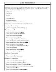 Chef Knife Commands