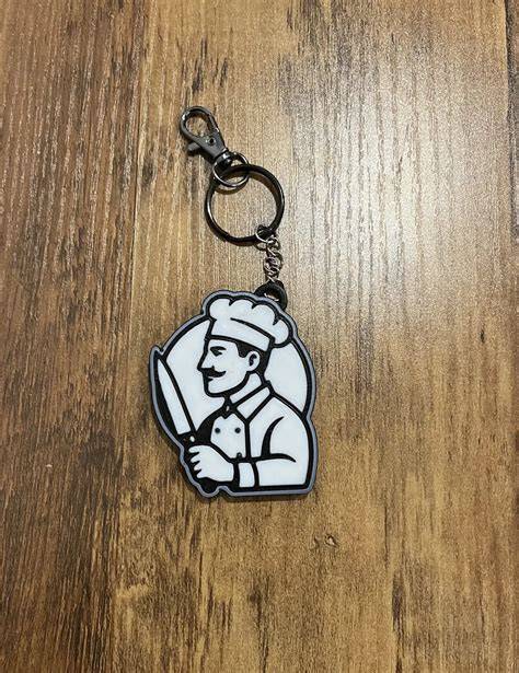 Chef Knife Keychain