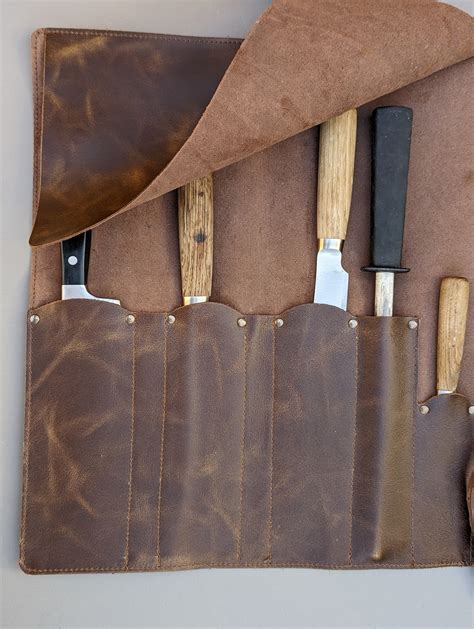 Chef Knife Leather Roll