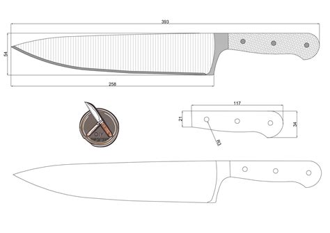 Chef Knife Templates