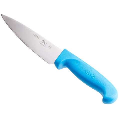 Chef Knife With Blue Handle