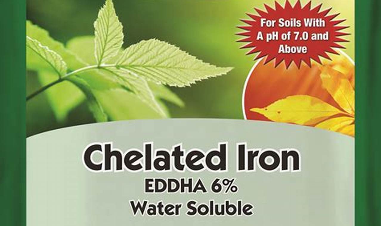 Chelated Iron For Plants
