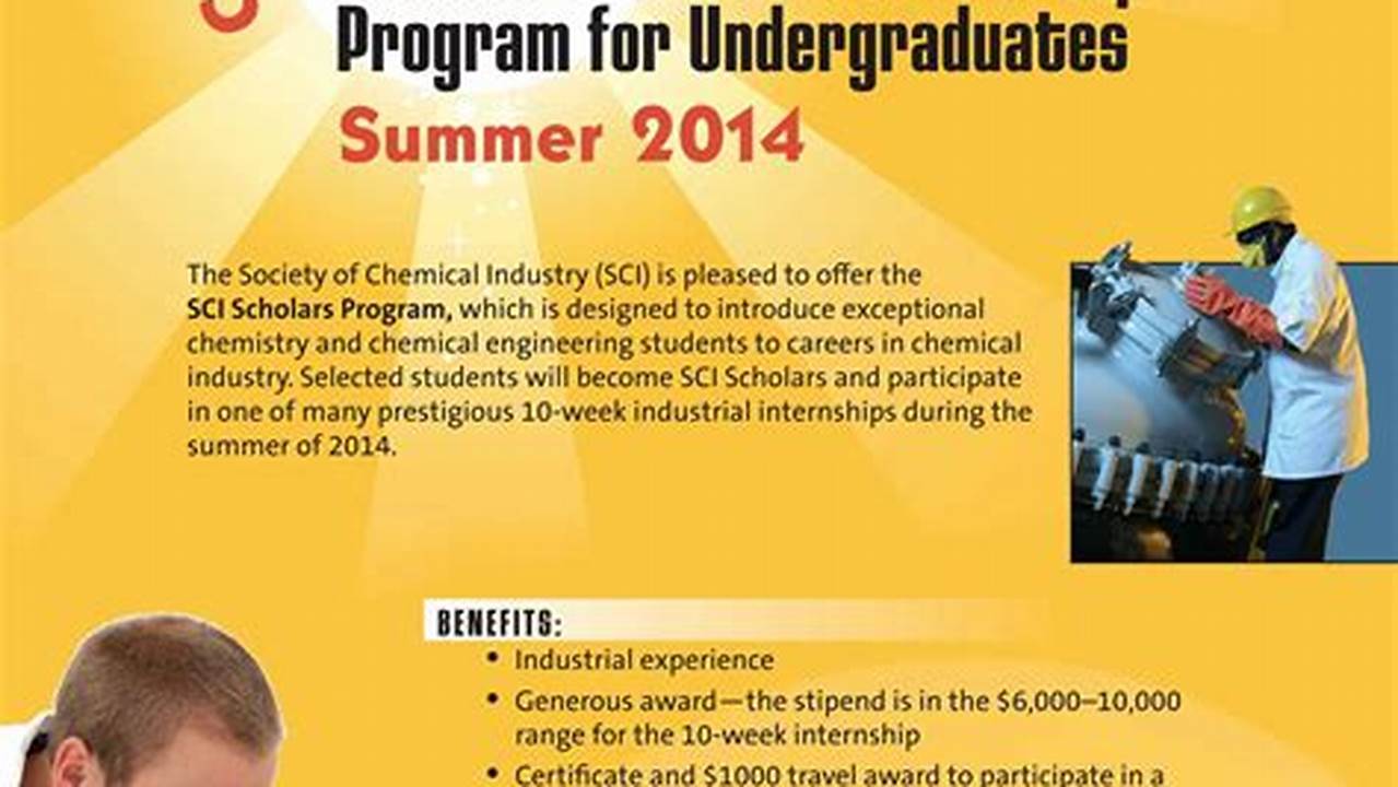 Chemistry Internships Summer 2024