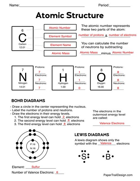 Chemistry Atomic Structure Worksheet Answers – Worksheets Samples