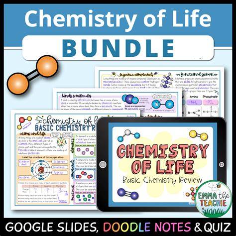 Chemistry Of Life Review Worksheet