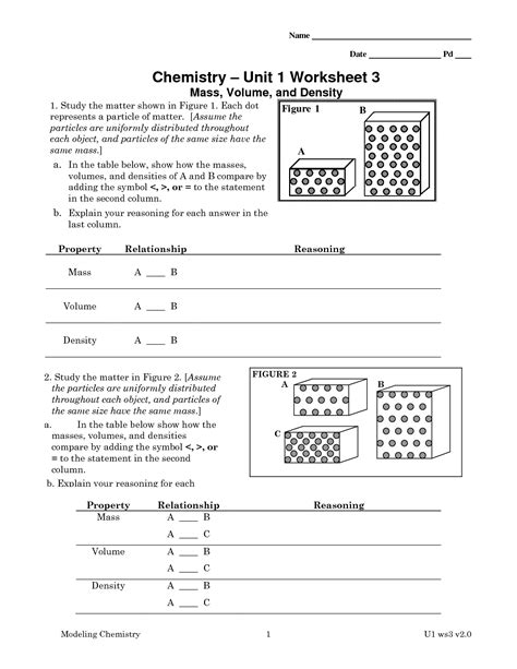 Chemistry Unit 5 Worksheet 2