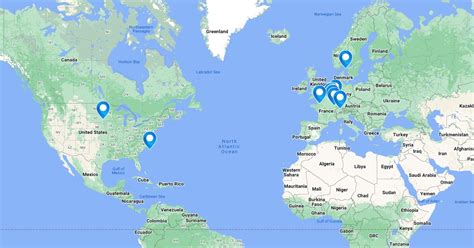 Global Chemtrail Report Center Database Map Google My Maps