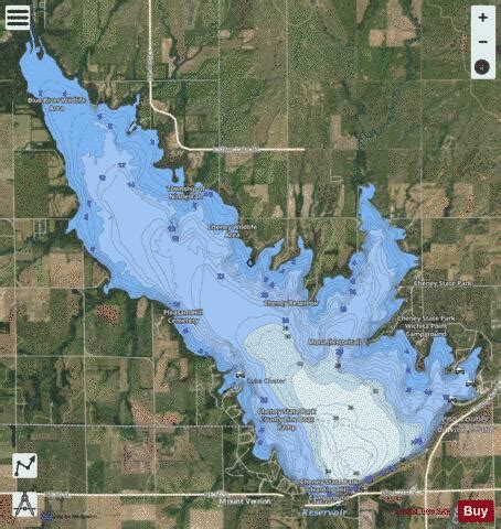 Cheney Reservoir 1965 Custom USGS Old Topo Map Kansas OLD MAPS