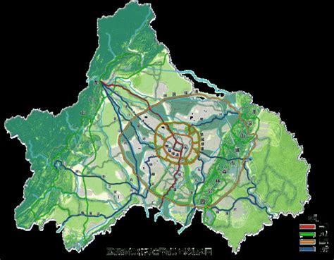 Chengdu Greenway map