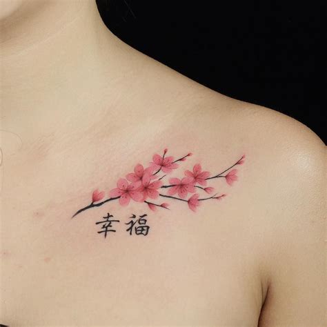 Cherry Blossom Tattoos Beautiful Designs, Ideas And