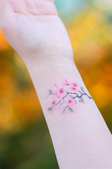48 Cherry Blossom Tattoos That Are Way Beyond Perfect