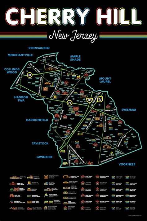 Cherry Hills New Jersey Map