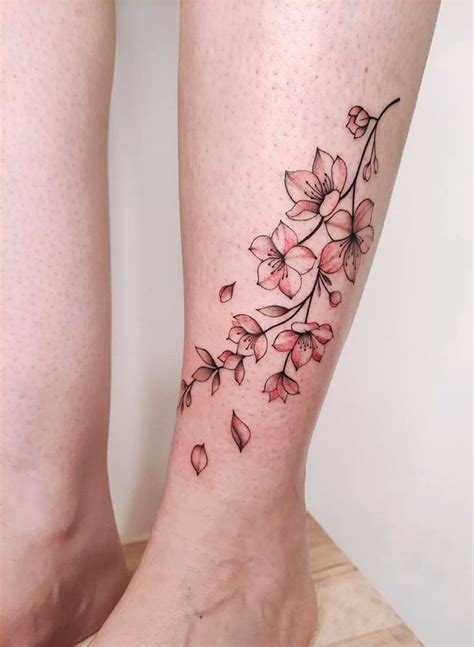 Cherry Flower Tattoo