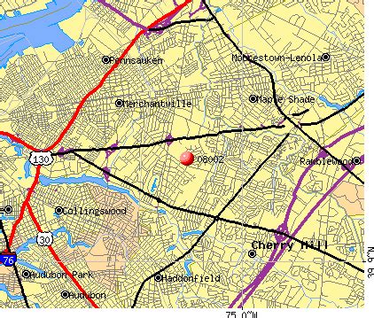 Cherry Hill Zip Code Map
