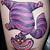 Cheshire Cat Tattoo Designs