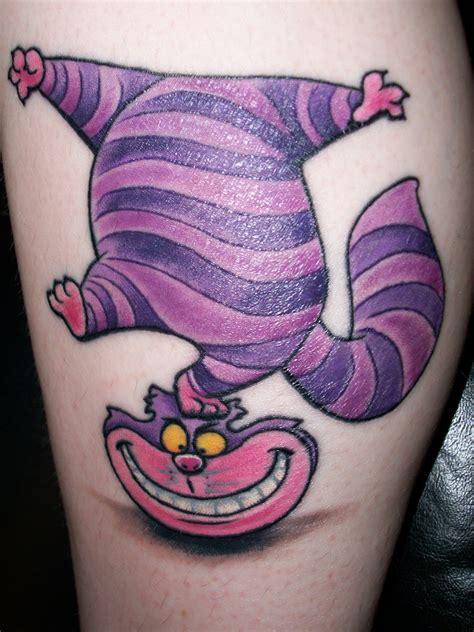 Cheshire Cat Tattoos, Alice in wonderland tattoo sleeve