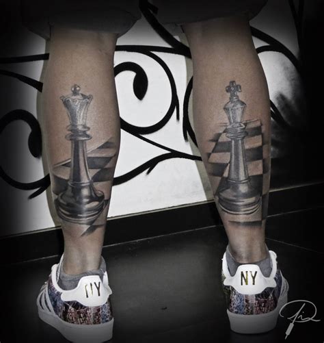 60 King Chess Piece Tattoo Designs For Men Powerful Ink