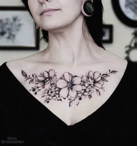 30 Chest Tattoos For Women That Draw Approving Eyes Ritely