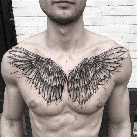 Wing Tattoos on Chest Designs, Ideas and Meaning Tattoos