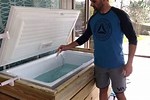 Chest Freezer Making Ice around Top Door