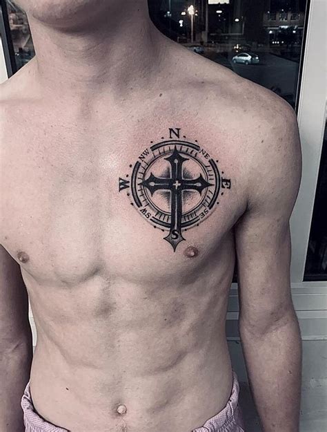 Chest Tattoos For Men Cross