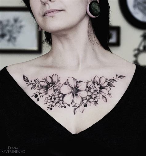 Chest Womens Tattoo