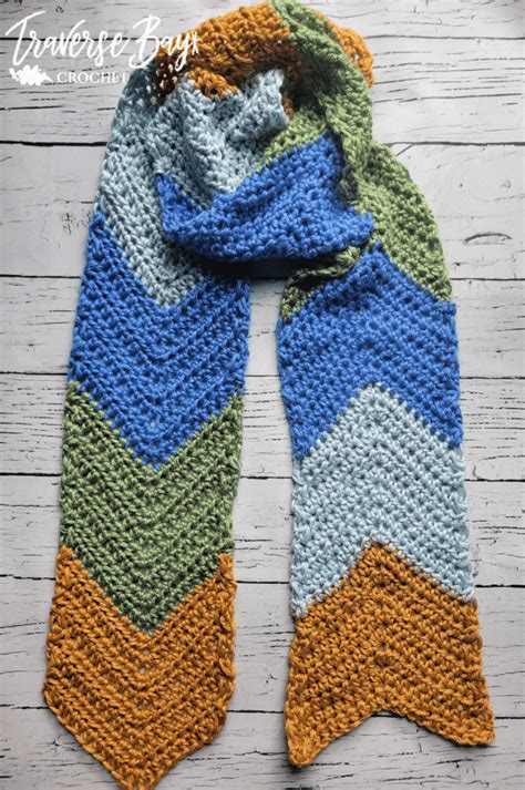 Chevron Crochet Scarf Free Pattern