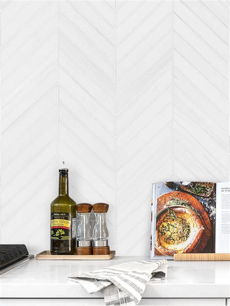 Chevron Tile Backsplash