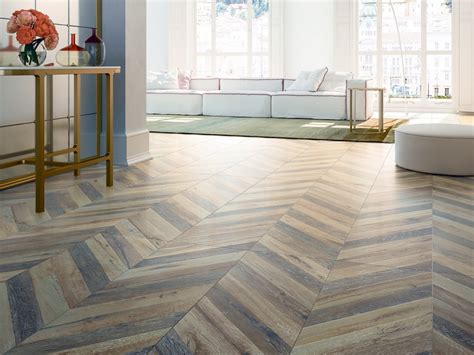 Chevron Tile Floor