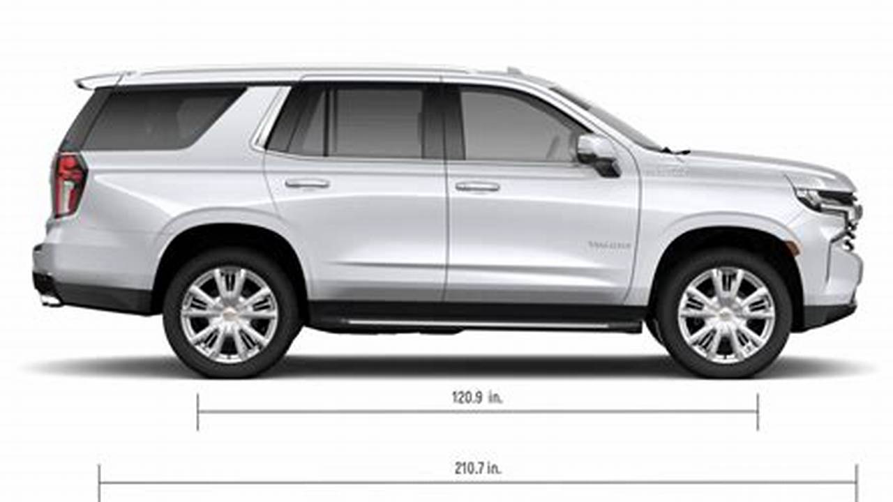 Chevy Tahoe Dimensions 2024 Model