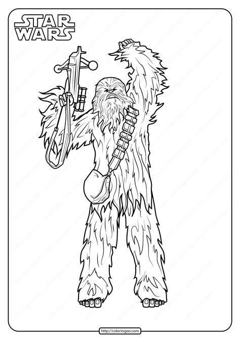 Chewbacca Coloring Page