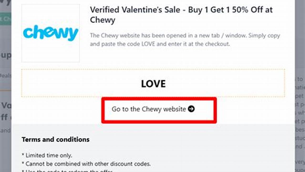 Chewy Promo Code 2024 In