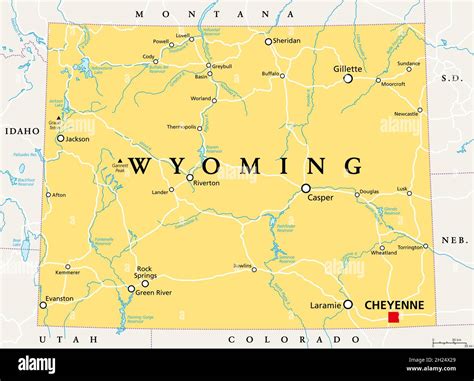 Cheyenne Wyoming Map and Cheyenne Wyoming Satellite Image