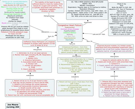Concept Map For Heart Failure Map