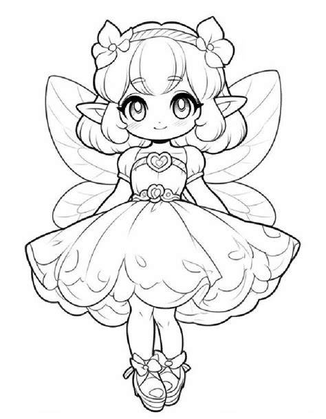 Chibi Coloring Page