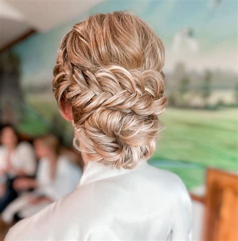 Chic French Braid Updo