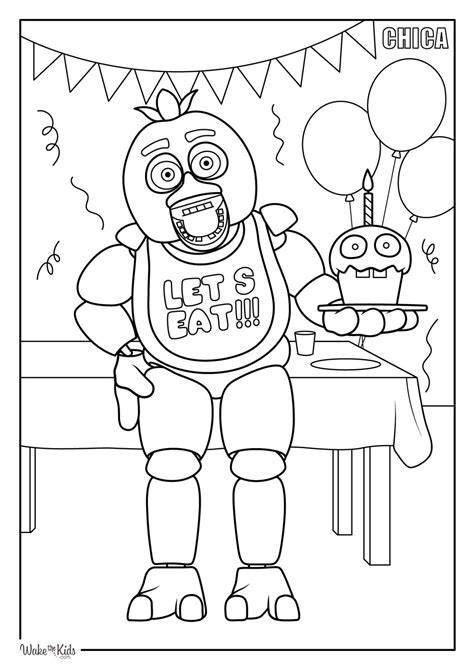 Chica Coloring Pages