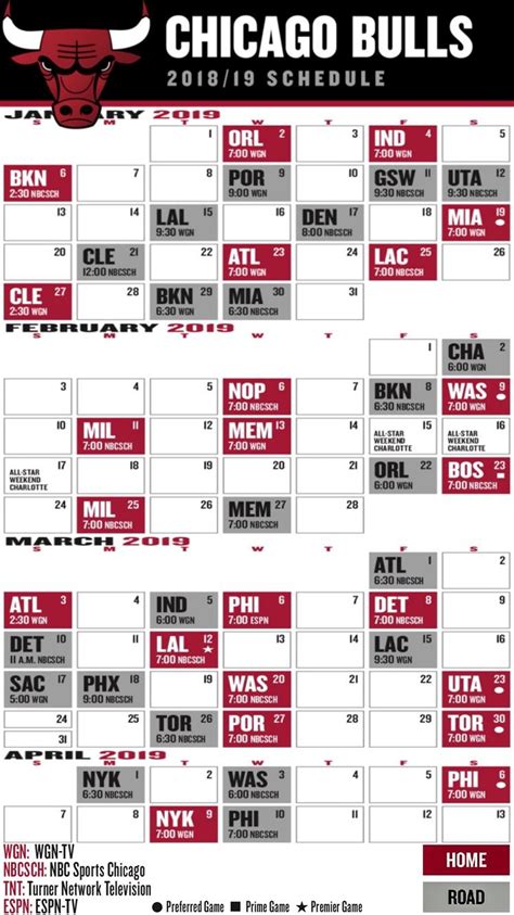 Chicago Bulls Schedule 2022 23 Printable