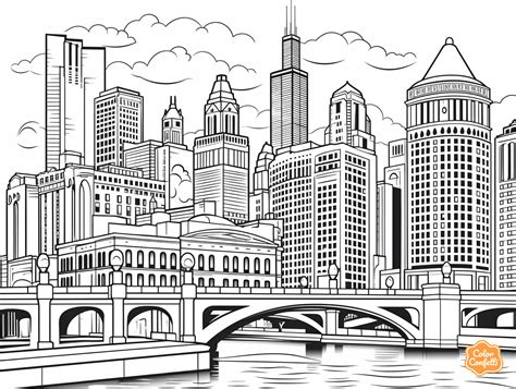 Chicago Coloring Pages