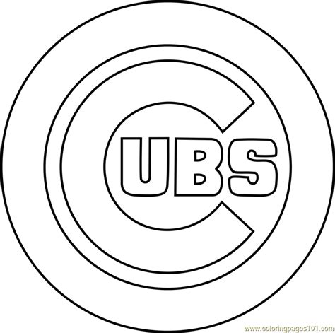 Chicago Cubs Coloring Pages