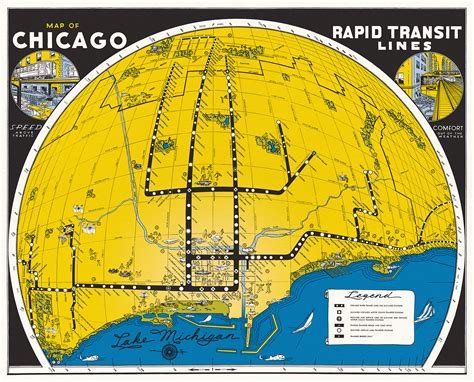 The Belt Railway of Chicago Barry Lawrence Ruderman Antique Maps Inc.