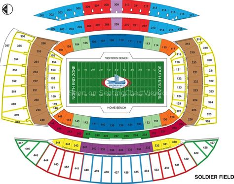 Chicago Soldier Field Seating Chart