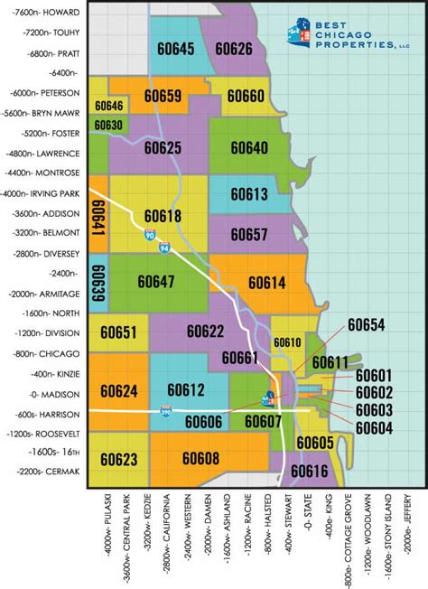 Chicago Zip Code Map Printable Adams Printable Map