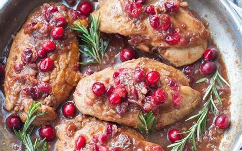 Chicken With Cranberry Sauce Recipe