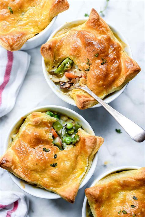 Chicken Pot Pie with Puff Pastry