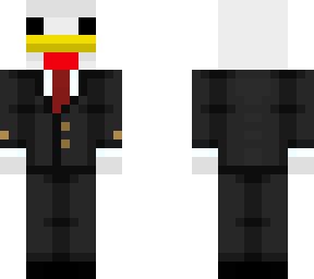 Be the Feathered King of Minecraft with the Trendy Chicken Suit Skin!