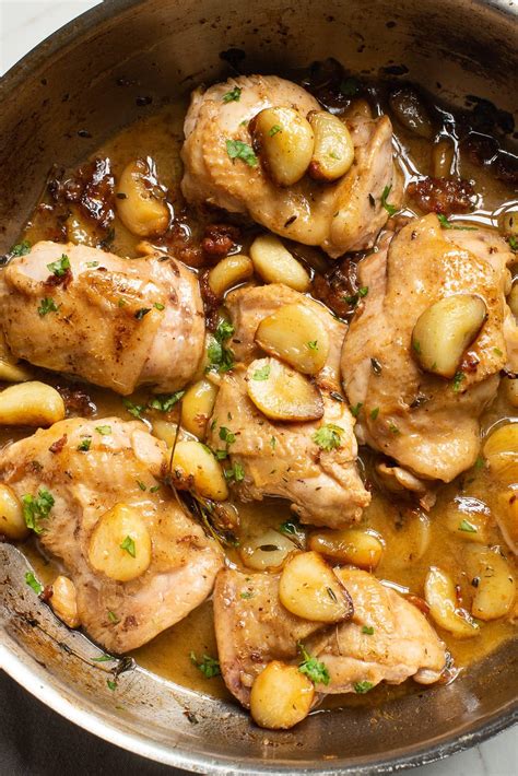 Indulge in Heavenly Aroma: Savory Chicken with 40 Luscious Cloves of Garlic from Smitten Kitchen
