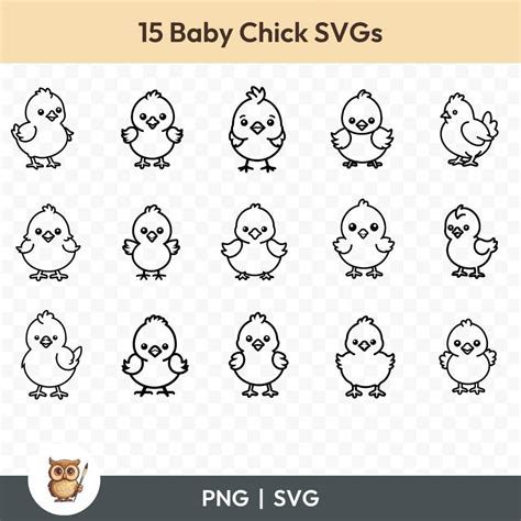 Flock Together with Adorable Chicks Svg for Your Next Project!