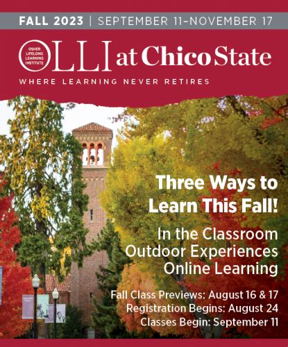 Chico State Course Catalog Fall 2017