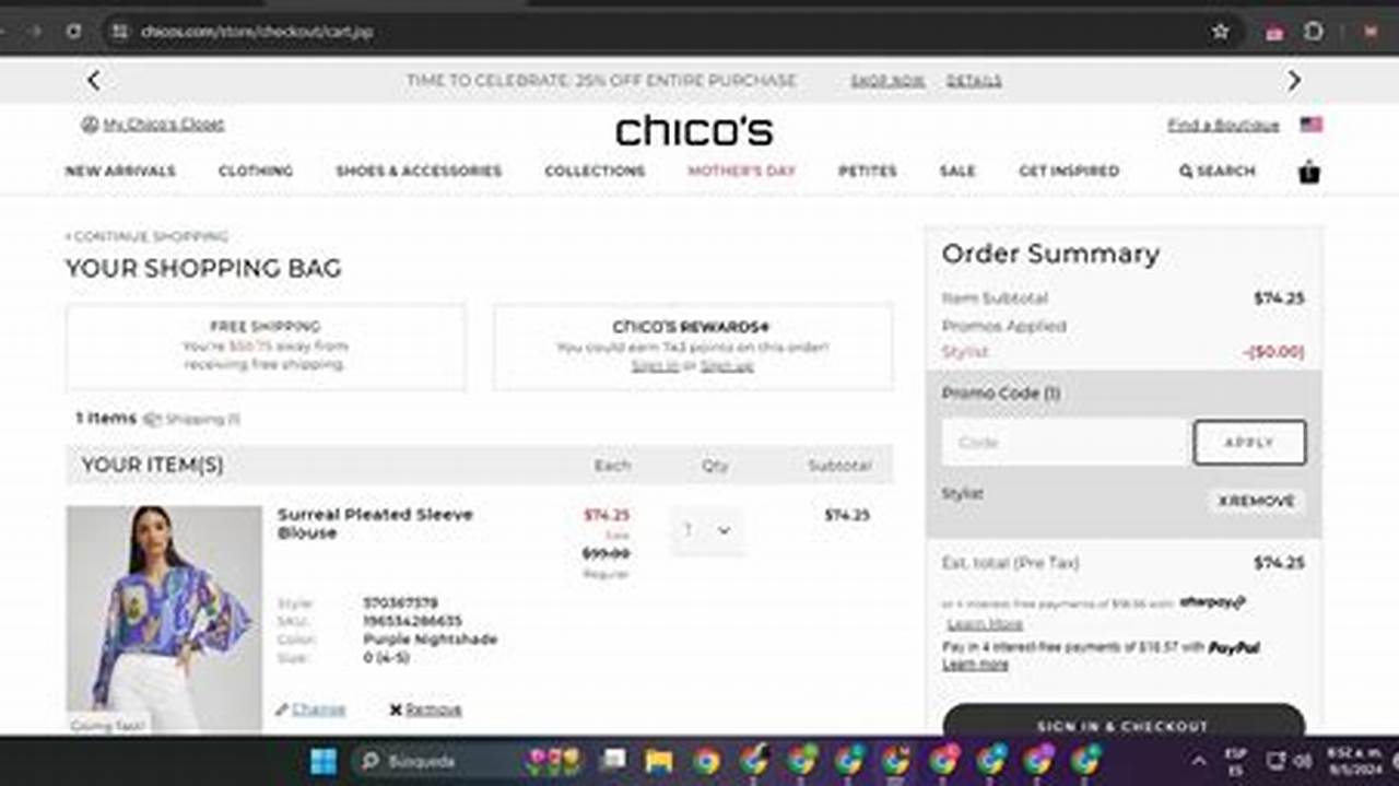 Chicos Promo Code 2024